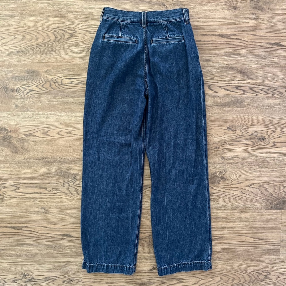 Madewell the Harlow wide leg Jean in fairson wash size 23 - Picture 10 of 12